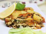 Lasagnes de légumes et son fromage (mozza) végane [vegan]