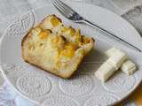 Cake très moelleux à la ricotta, mangue, fleur d'oranger et chocolat blanc