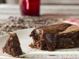 Gâteau fondant et mousseux au chocolat et à la noix de coco