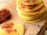 Minis blinis chorizo et thym frais