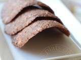 Tuiles aux amandes, cacao et pralin