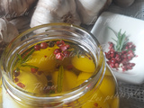 Ail frais confit pour l'apéritif, façon tapas espagnoles