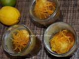 Cakes au citron confit dans un bocal