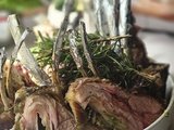 Carré d’agneau en couronne pour Pâques
