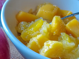 Compote maison de pommes et mangue fraîche