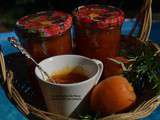 Confiture abricots et romarin