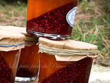 Confiture bicolore melon-vanille et framboise-menthe