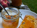 Confiture de pêches et menthe sauvage