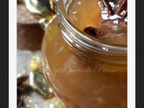 Confiture pomme poire caramel aux épices