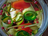 Courgettes en antipasti