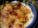 Crème brûlée aromatisée au fenouil sauvage