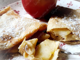 Crêpes pomme armagnac comme une croustade (pastis gascon) du Gers