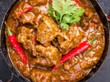 Curry d'agneau bien épicé au lait de coco