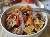 Farfalle con Peperoni : le soleil italien dans votre assiette ️