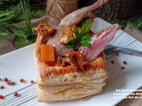 Feuilletés de cailles aux girolles, une entrée raffinée et gourmande