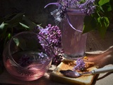 Gelée de fleurs de lilas du jardin