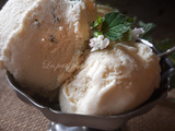 Glace à la mélisse du jardin