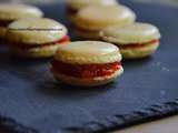 Macarons au confit de poivrons