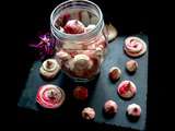 Meringues bicolores