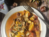 Osso buco d'automne au potiron, panais et orange
