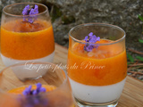 Pannacotta coco abricot lavande