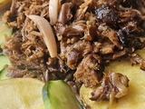 Pulled lamb au romarin & citron — cuisson lente et effilochée