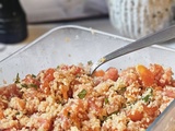 Taboulé rouge tomate – poivron– pastèque