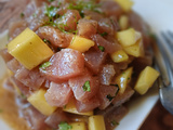 Tartare de Thon Rouge à la Mangue et Coriandre - Saveurs d'Asie
