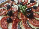 Tarte aux légumes d’été : tomates & courgettes