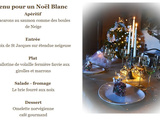 White Christmas : Menu Noël blanc