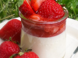 Yaourts aux fraises faits maison