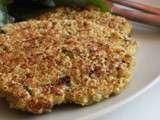 Galettes de quinoa aux courgettes