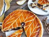 Galette des rois au chocolat et poires