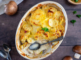 Gratin de pommes de terre aux champignons