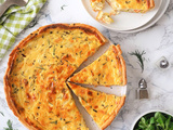 Quiche au saumon et poireaux