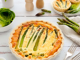 Quiche aux asperges, ricotta et parmesan