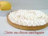 Tarte au citron meringuée