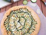 Tarte rustique aux courgettes et ricotta