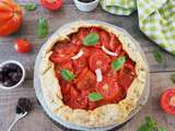 Tarte rustique aux tomates et tapenade