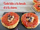 Tarte tatin aux tomates et à la chèvre