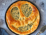 Tourte épinards ricotta pour Halloween