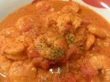 Crevettes aux Tomates et Lait de Coco