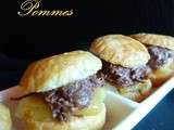 Hamburger de Boudin Basque aux Pommes