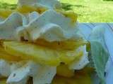 Mille Feuilles d'Ananas et Chantilly à la Vanille