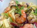 Tagliatelles aux Crevettes