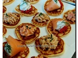 Assortiment de blinis