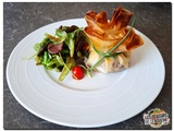 Aumônières au confit de canard