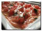 Carpaccio de saumon aux agrumes