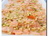 Carpaccio de truite