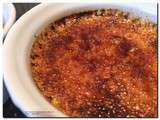 Crème brûlée à la vanille